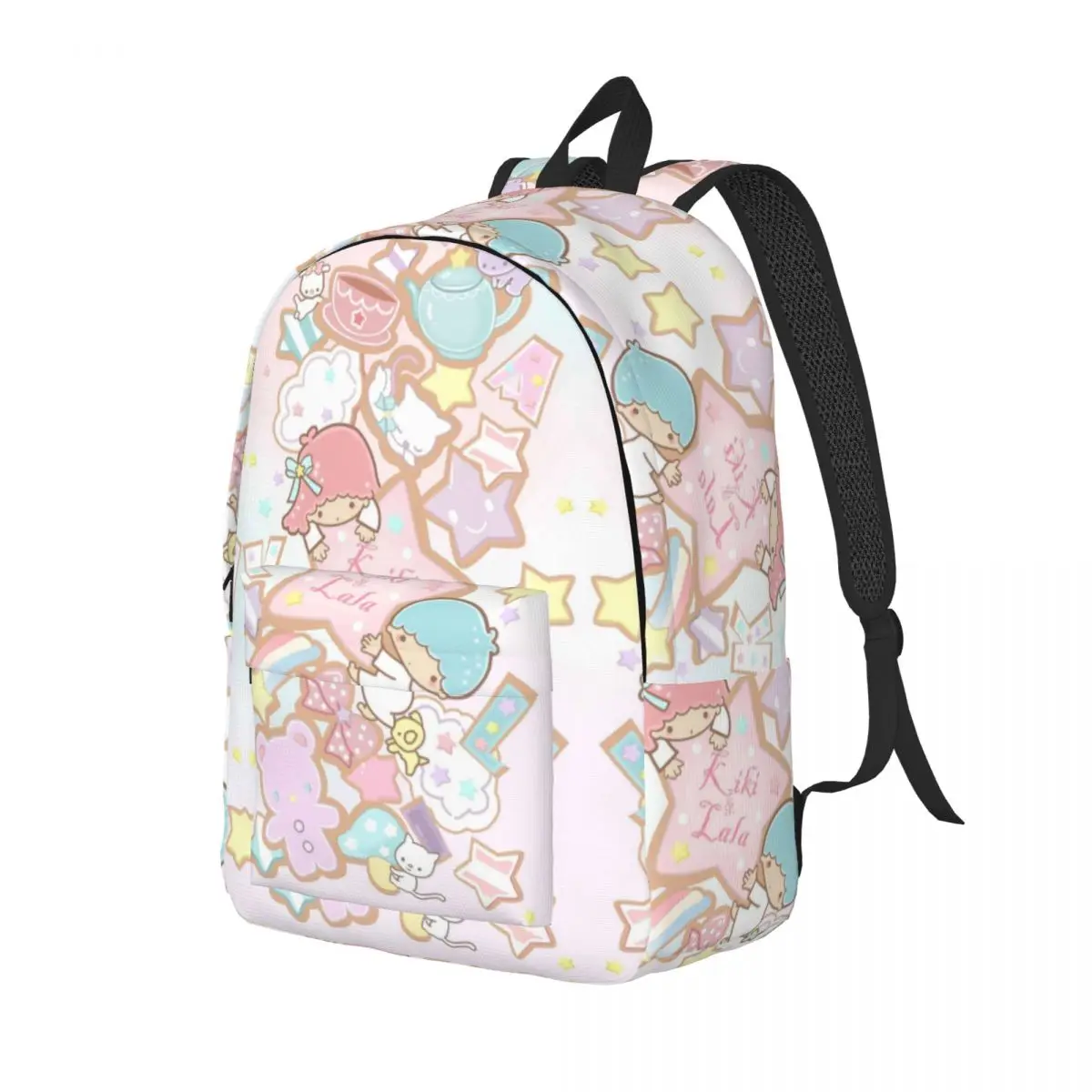 Rucksack Twin Stars Large Capacity Sanrio Litte Twin Stars For Men Women Birthday Gift Portable Storage Bag Travel