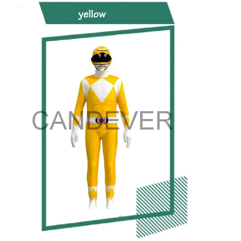 Dorosłe dzieci moc samuraj Sentai shinkager Rangers kostium superbohatera cosplay Halloween przyjęcie urodzinowe Zentai garnitur kombinezon maska u