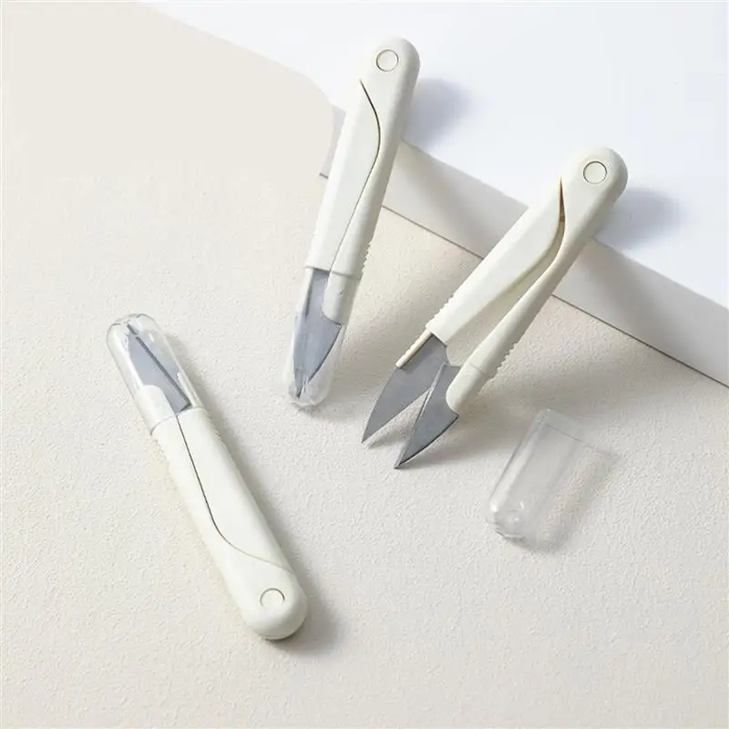 New Embroidery Fabric Scissors Tailor Spring Yarn Cutter Stitch Cross Scissors DIY Handmade Thread Scissors Sewing Supplies Tool