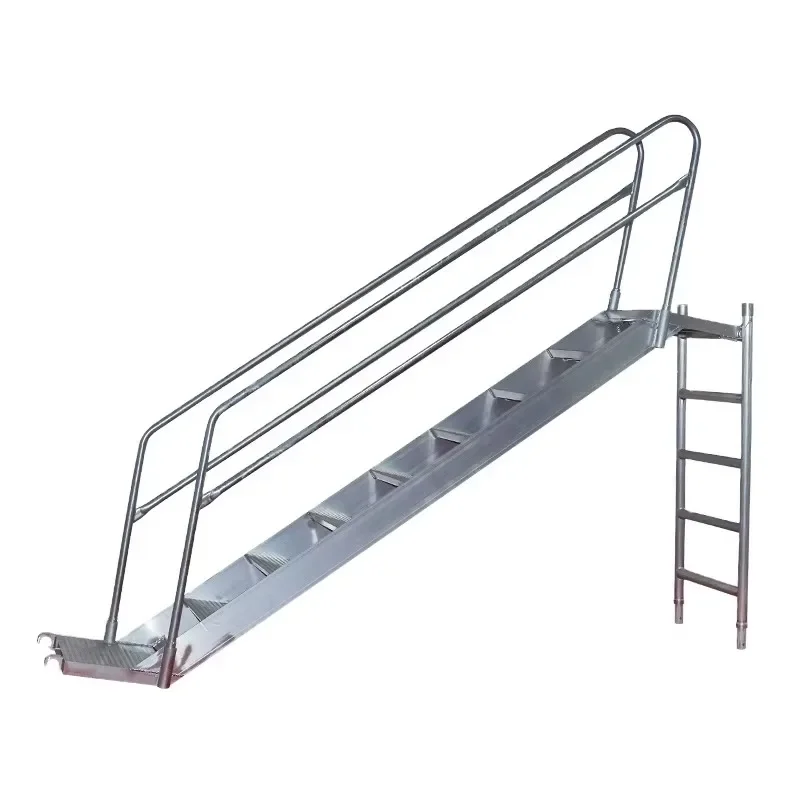 Multifunctional Building Industrial Platform Aluminum Steps Stairs Mobile Building Platform Stairs Ladders