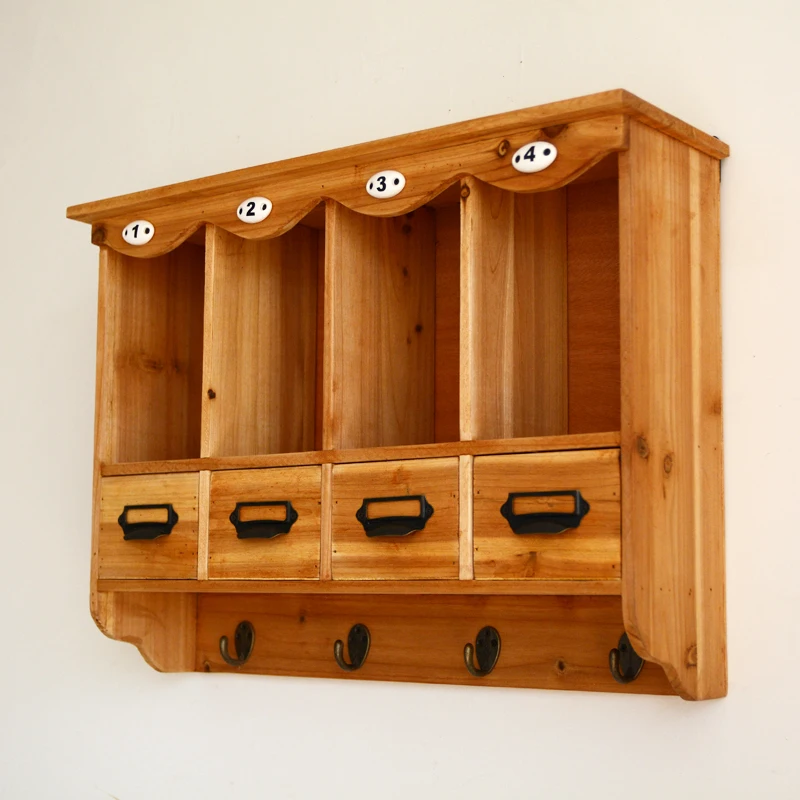 

Furniture for small-sized Side Cabinet - Restaurant & Kitchen Storage Rack with Wall Baffle Design, Space-Saving Organizer"