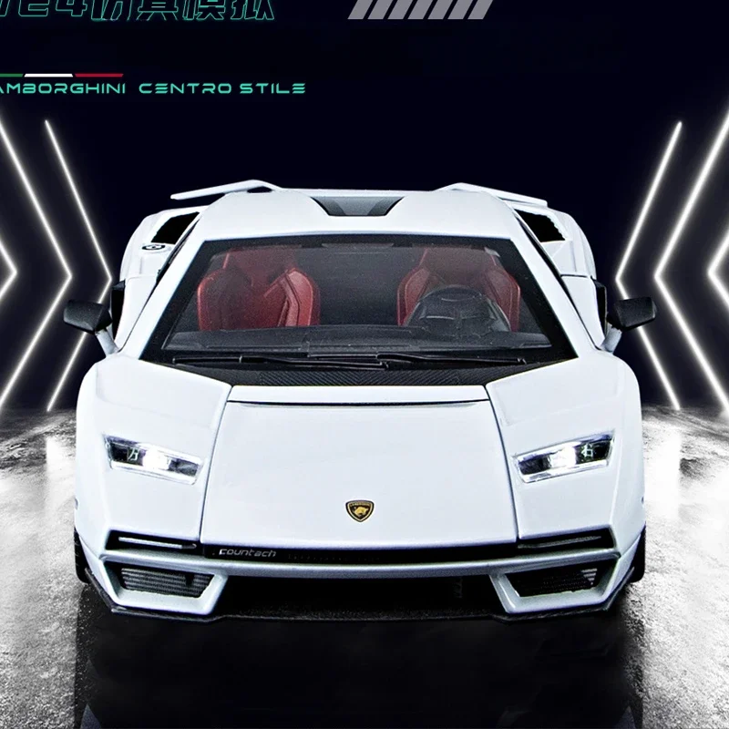 Countach LPI 800-4 Supercar Simulation 1/24 Lambo Modell Legierung Druckguss Spielzeug Fahrzeug Junge Geburtstag Geschenk Sammlung Wohnkultur