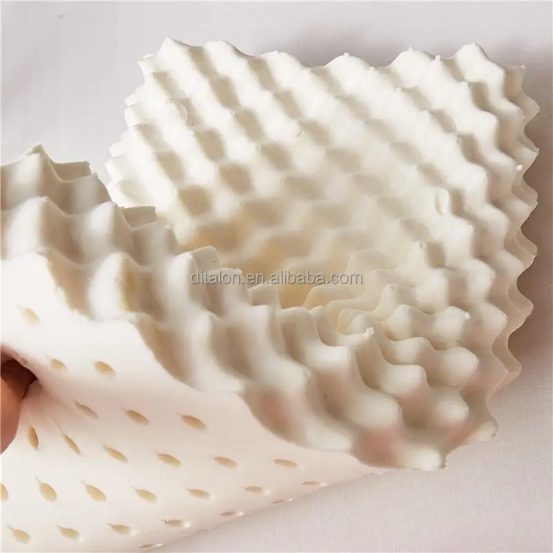 Premium Queen Size Natural Latex Pillow MODAL Fabric Bamboo Jacquard Cover Orthopedic Cervical Spine Support for Luxury Sleep