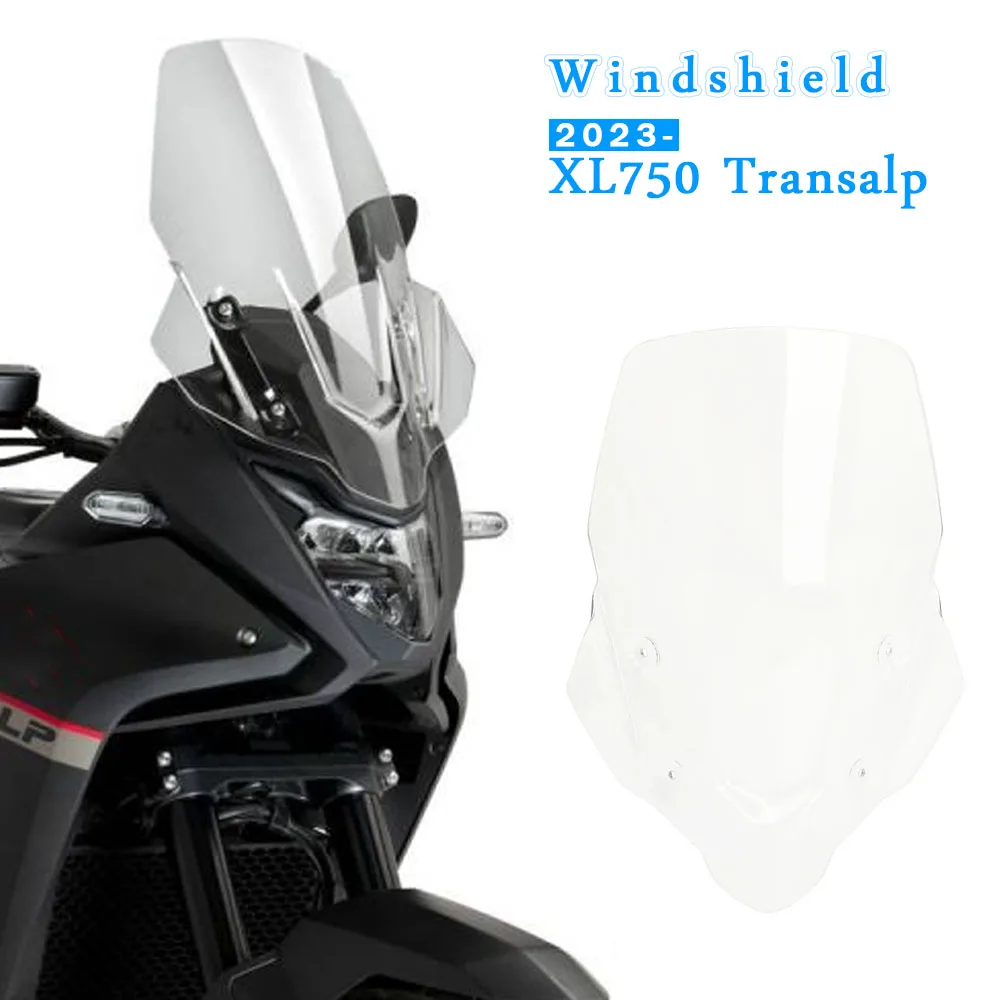 

XL 750 Transalp 2023 2024 Motorcycle Windshield Windscreen Front Acrylic Wind Shield Screen Deflectors For Honda XL750 TRANSALP