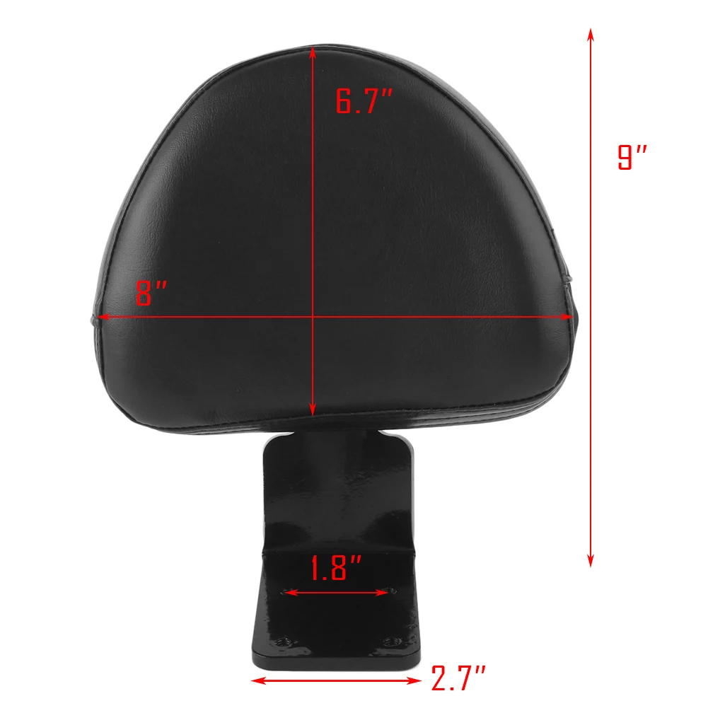 Motorcycle Rear Passenger Backrest Sissy Bar Cowl For Victory Vegas Kingpin Boardwalk High Ball Gunner Jackpot Black