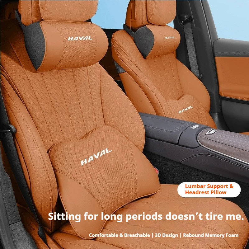 For Haval Big Dog Jolion H6 Headrest Lumbar Support Pillow Memory Foam Neck Rest Seat Comfort Set