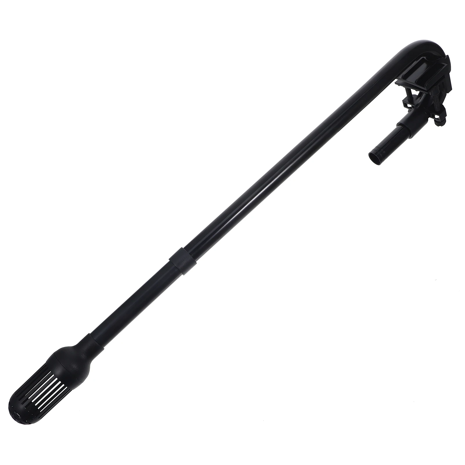

303B Single Inlet Black ABS Aquarium Filter Pipe Accessories Easy Installation Fish Tank Water Tubing System Filtration Tube