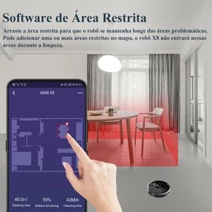 (الرمز الترويجي: BRA888)مكنسة كهربائية روبوتية ABIR X8 ، مقبض ملاحة ليزر ، شفط 6500 باسكال ، خريطة متعددة الطوابق ، تعقيم بالأشعة فوق البنفسجية ، أداة مسح مبللة ، مناطق محظورة للتطبيق ، مستشعر TOF حصري أفضل 8 مكنسة كهربائية روبوت للمبيعات وممسحة مكواة - رقم 1