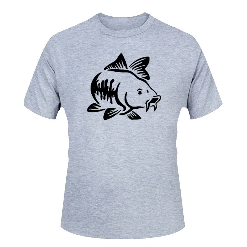 Carp Fishing T Shirt Men Women Fashion Cotton Short Sleeve Oversize T-shirt Kids Boy Hip Hop Tops Tee Shirt Mens Clothing Unisex