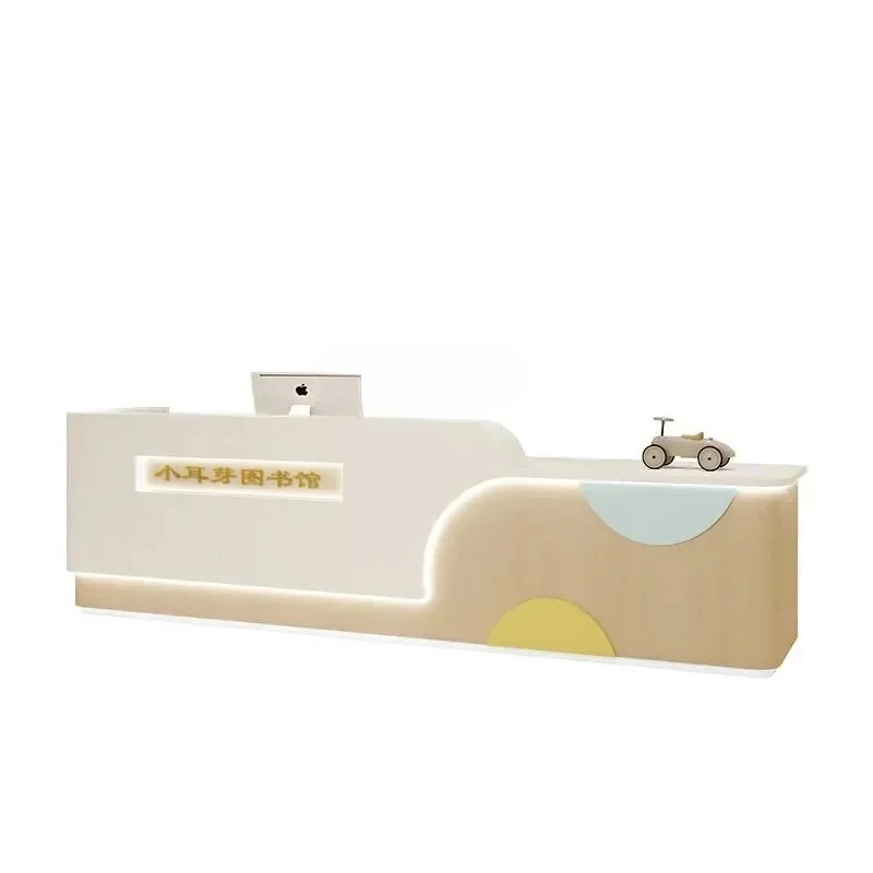 Education School Training Institution Front Desk Early Childhood Education Center Bar Counter Cartoon Shop Cashier