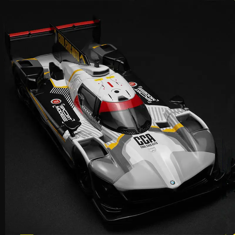 1:24 BMW M Hybrid V8 Alloy Sports Car Model Diecasts Metal Track Racing Car Vehicles Model High Simulation Sound Light Kids Gift