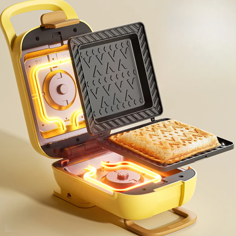 Macchina per panini addensata, griglia per colazione con chiusure regolabili, tostapane multifunzione per pancake/banchi, pressa per pressa