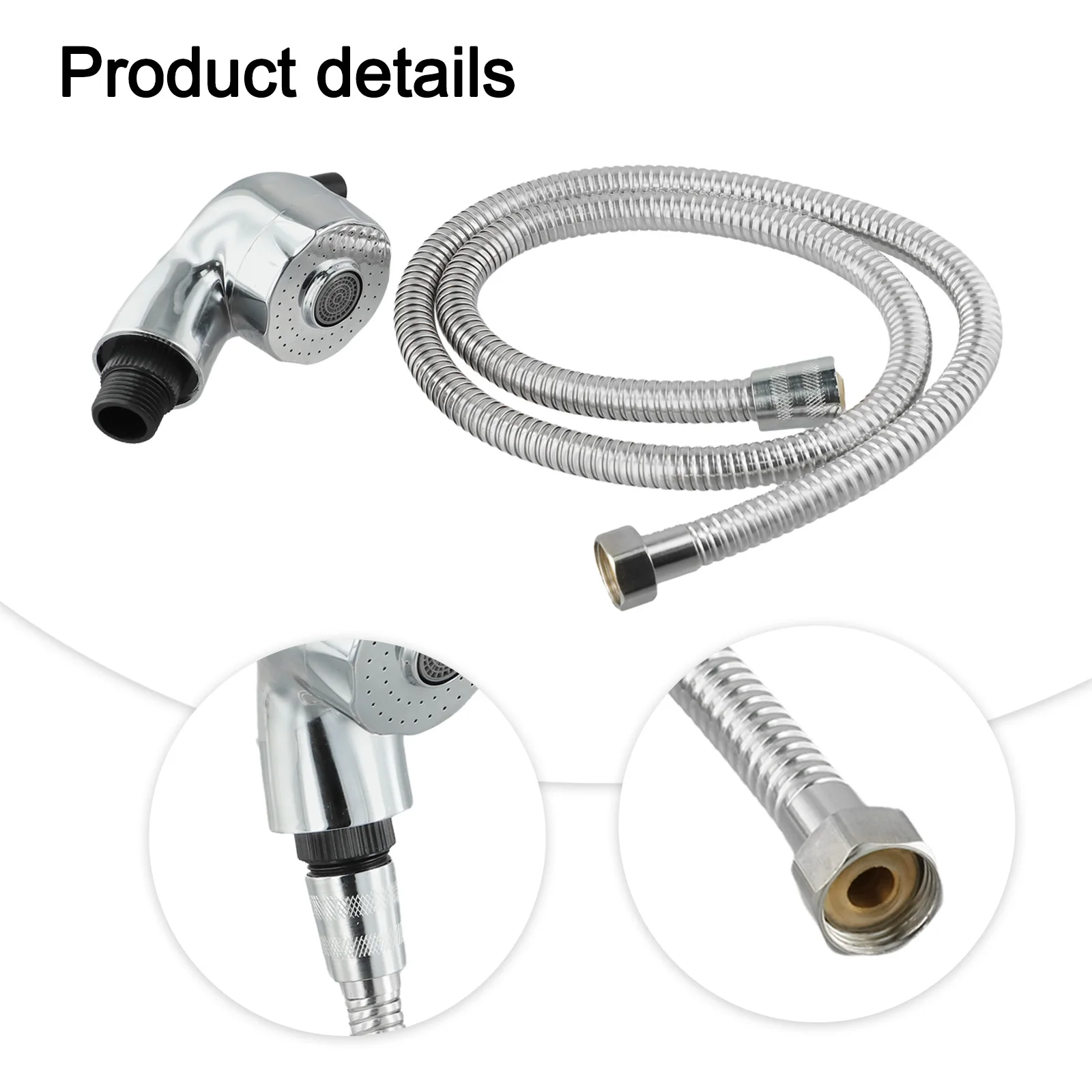 Ergonomic Sprayer Sprayer Head Kit All-in-One Kit Customizable Hair Care Effortless Washing Lightweight Design For Hair Washing