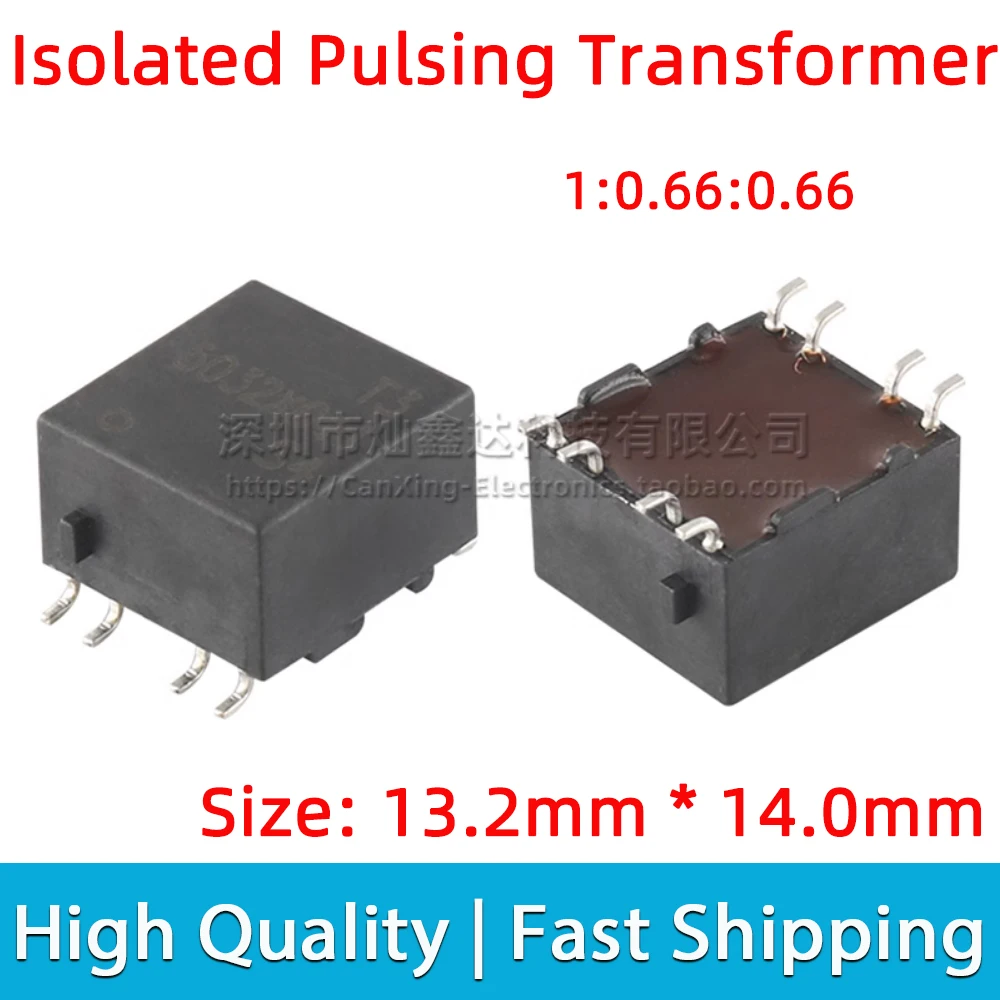 

T60403-M5032-X041 SMD Isolated Isolation 2kv High Voltage Pulsing Transformer Turns Ratio 1:0.66:0.66 Power Supply Transformer
