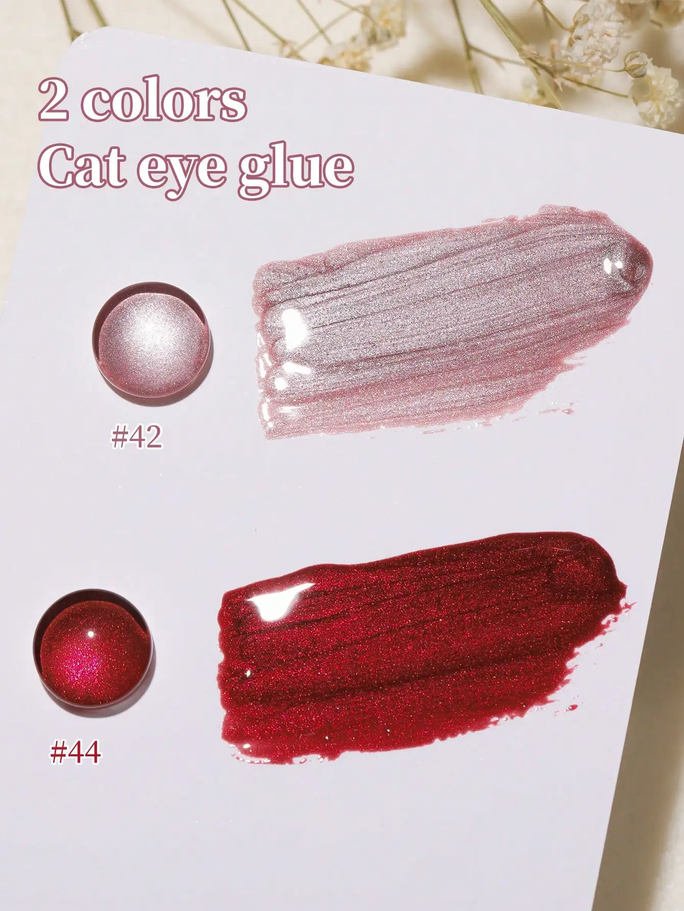 ชุดยาทาเล็บเจลตาแมว XEIJAYI 2 ชิ้น ขนาด 15 มล. สีแดงชมพู ติดทนนานและลอกออกได้ รูปแบบของเหลว เหมาะสำหรับผู้เริ่มต้น ทำเล็บทันสมัย