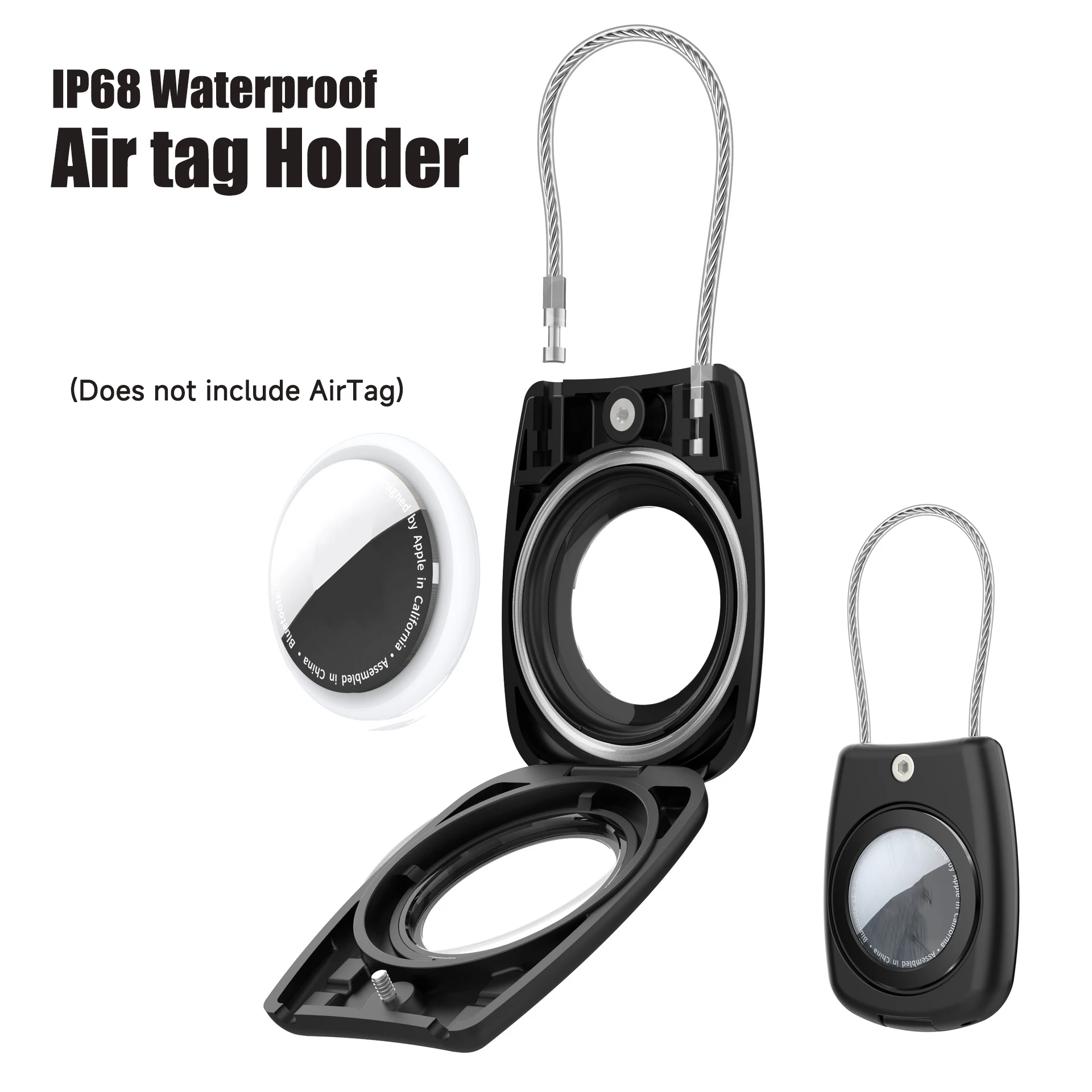 

Держатель для воздушной бирки IP68, водонепроницаемый чехол для ключей с воздушной биркой, GPS-трекер, аксессуары для воздушных метков, брелок для ключей, рюкзак для багажа