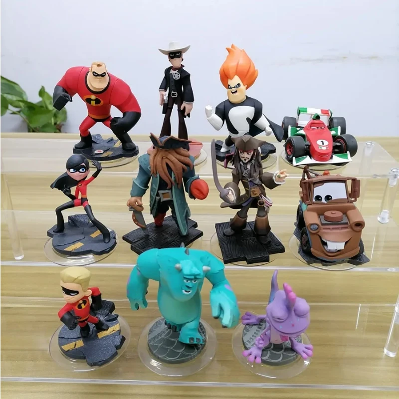 

Disney Infinity Figure The Incredibles Lone Ranger Cars Pirates Figure Caribbean CaptainJack Sparrow Davy Jones Models Toy