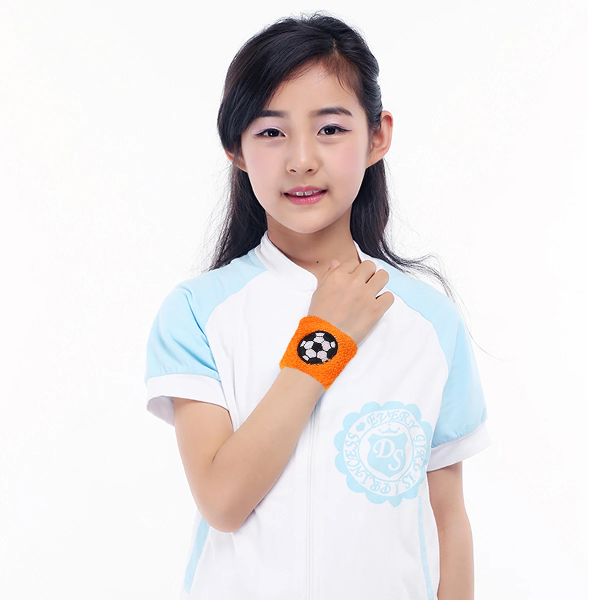 

20pcs Wristb Kids Fitness Riding Protective Sweatb Kids Wrist Guard Absorbent Non Slip Elastic Long Wear