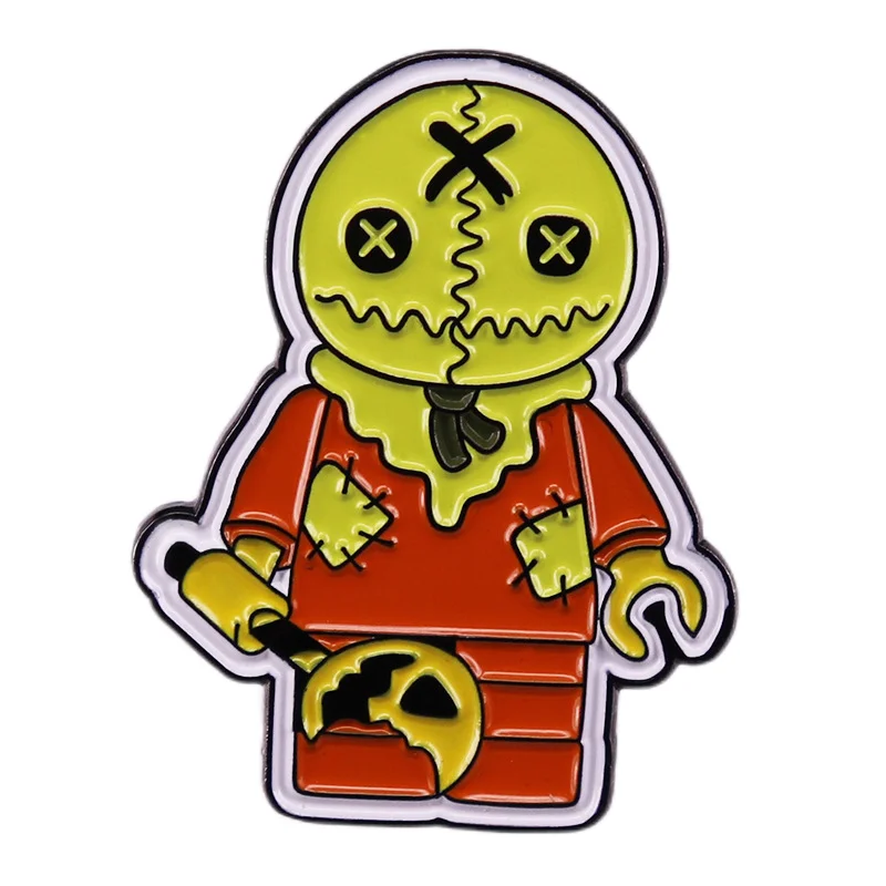 Trick or Treat Halloween Pin Badge