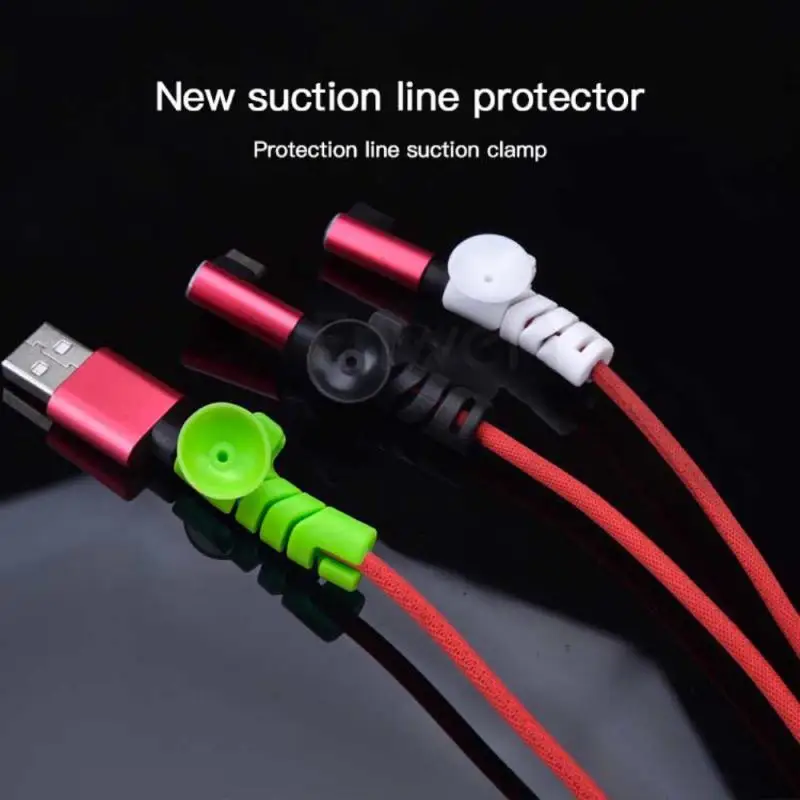 Protector de carga para soporte de teléfono, Clip de enrollador para gestión de cables de cargador USB, 1 Uds.