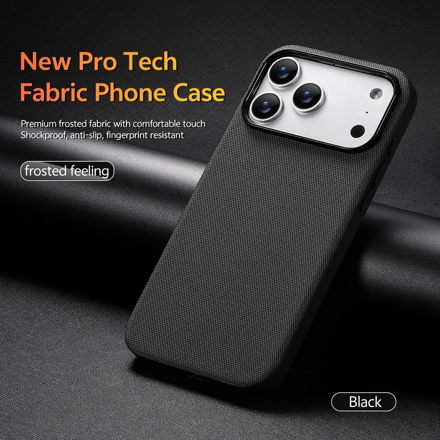 Luxury Tech Woven Magnetic Adsorption Case for Iphone 17 16 