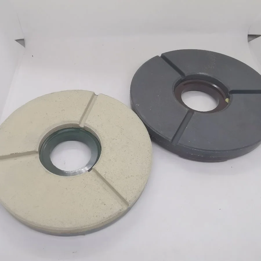 6 Inch 8 Inch Resin Buff Wet Polishig Pad Sharp Type Flexible Abrasive Polishing Pad For Grinding Marble Granite Stone