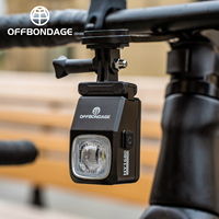 OFFBONDAGE1600LM Bike Light Front Lamp Type-C Rechargeable LED 5000mAh Bicycle Light Waterproof Headlight Bike Accessories