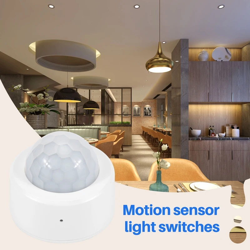 A73T Movement Body Sensor Zigbee 3.0 Tuya Mini Smart Human Motion PIR Transducer Smart Life Home Wireless Connection Light