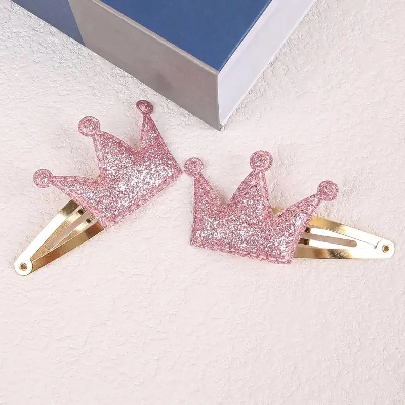

2000s Glitter Barrettes Hair Clip Sweet Bowknot Hairpin Ponytail Holder Star 2000s Hair Clip Novelty for Women H7EF