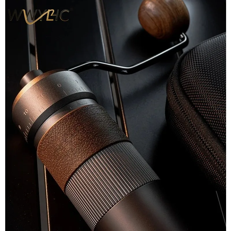 Suitable for Manual Coffee Grinding Machine, Aluminum Conical Burr Capacity 22g, 11 Level Adjustable Setting for Tipping