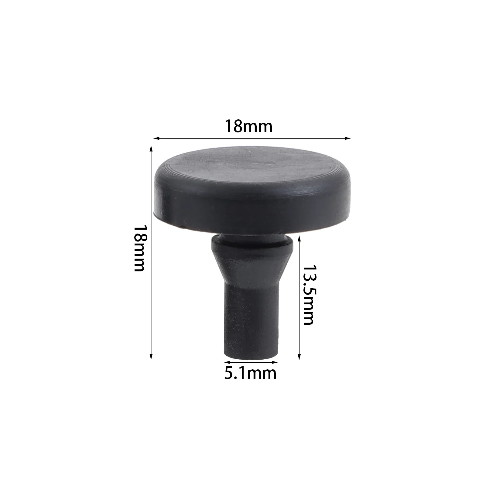 10Pcs Car HCP's Switch Peda Clutch Pedal Rubber Stopper for Mazda Miata MX-5 1990-2005 Part number B001-43-029/G030-43-029