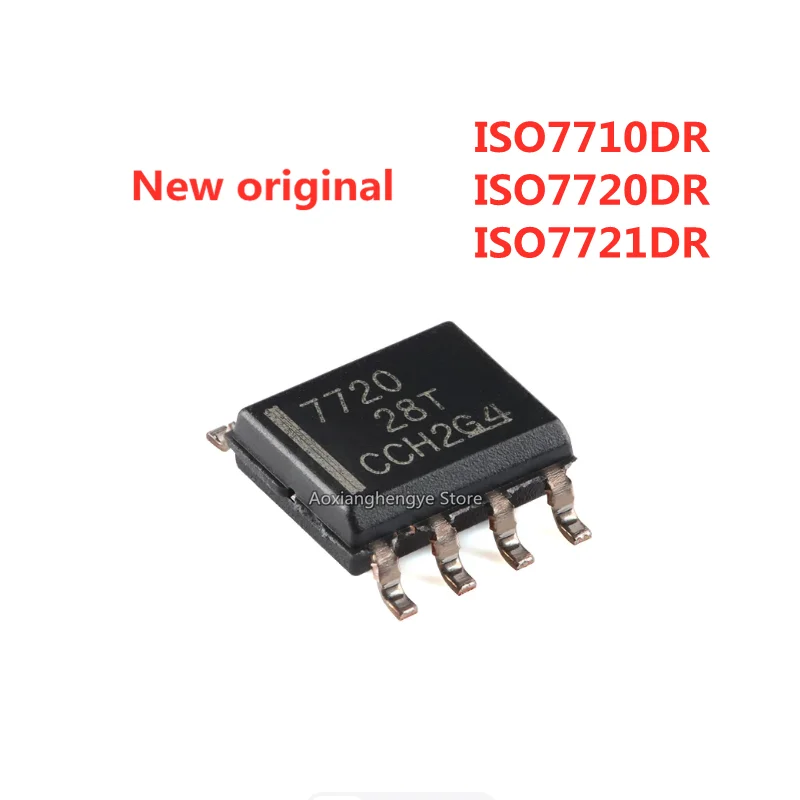 5PCS ISO7710DR ISO7720DR ISO7721DR SOP8 Dual-channel enhanced digital isolator chip  Support BOM List Quotation