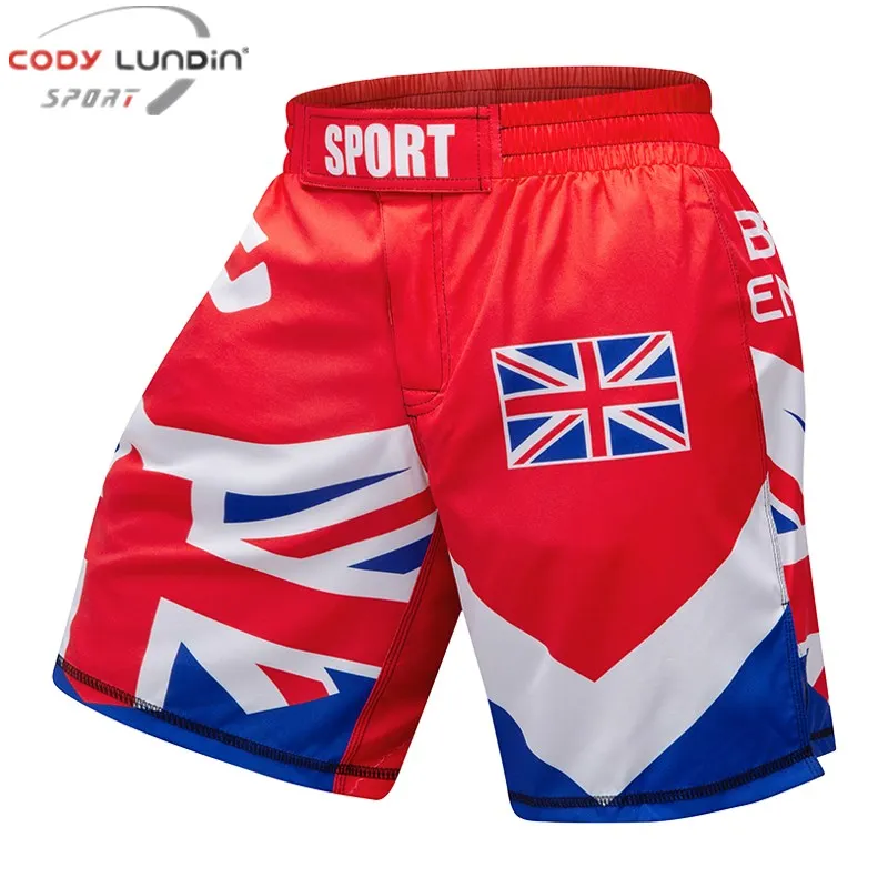 Cody Lundin, pantalones cortos de verano para maletero, pantalones cortos de Fitness MMA BJJ para hombres, pantalones de boxeo Jujitsu Muay Thai,