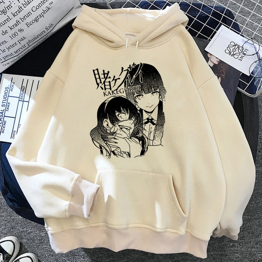 

Kakegurui hoodies women Winter 90s clothing women 90s sweater