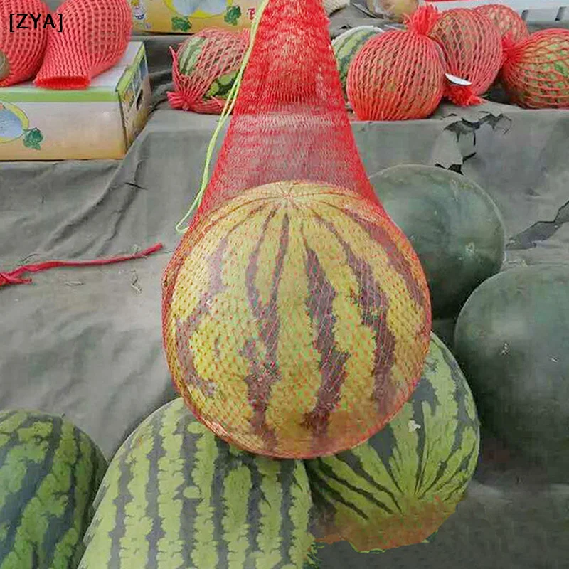 100pcs Garden Cucumbers Grow Storage Mesh Net Vegetable Bags Hanging Watermelon Grow Net Bags Reusable Cantaloupes Mesh Net[ZYA]