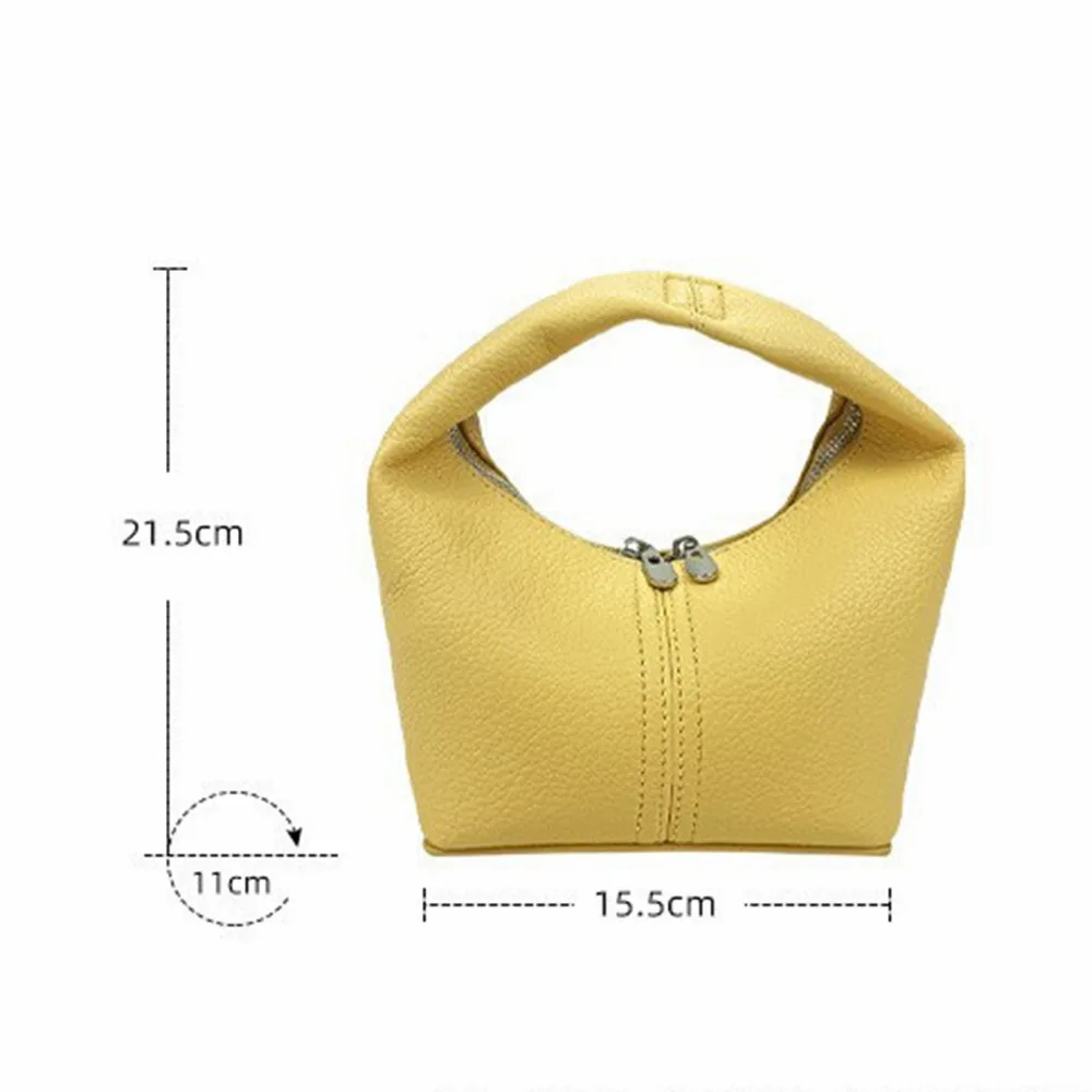 New PU Leather Fashionable Women's Bags Oval Scratch Resistant Crossbody Bag Zipper Wear Resistant Handbag