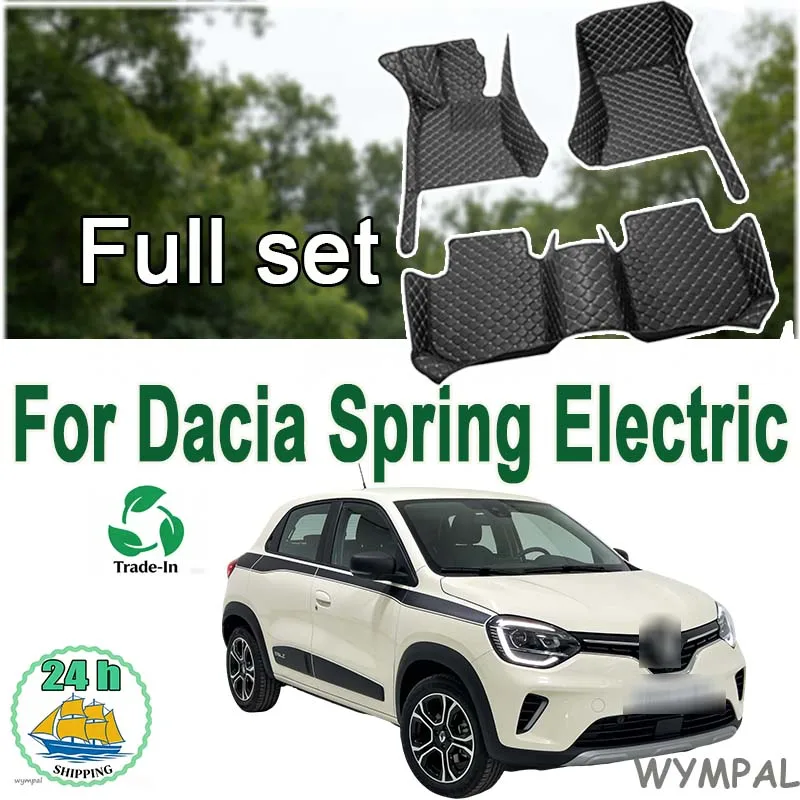 

Car Floor Mats For Dacia Spring Electric Renault City K-ZE Renault Kwid E-Tech Electric 2021~2023 Waterproof Pad Car Accessories