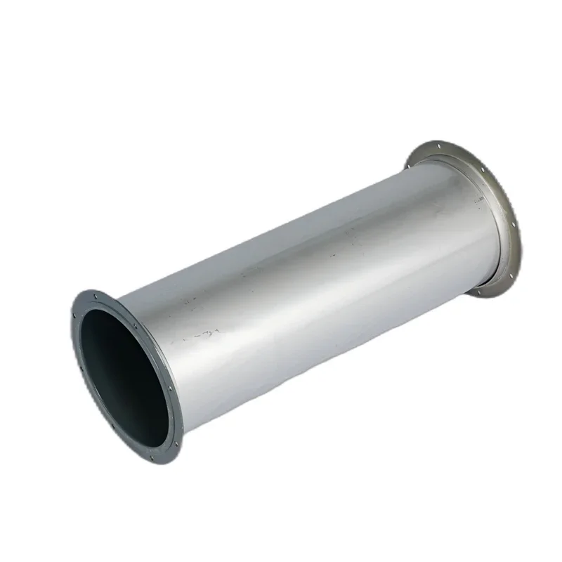 Duto de ar de aço inoxidável 304, tubo soldado, tubo de ventilação, formato redondo para sistema HVAC