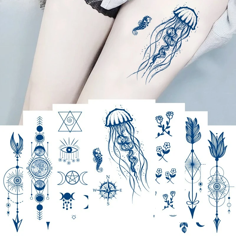 

Temporary Tattoos,Tattoo Stickers,Waterproof Long-Lasting 15 Days,Semi-Permanent Fake Tattoo,body art for Men Women