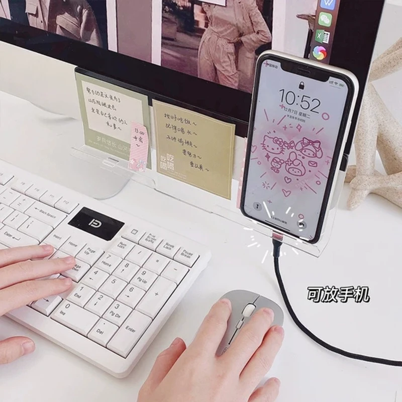 Computer Screen Monitor Message Board Side Label Transparent Sticker Work Memorandum Sticky Note Post-it Note