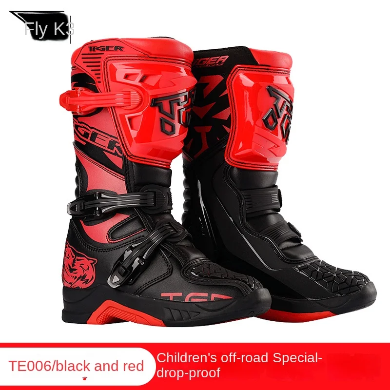 TR Motorcyclist Boots Children's Off-road  Boots Outdoor Rally Equipment Non-slip Comfort Breathable Motorcycle Racing Shoes