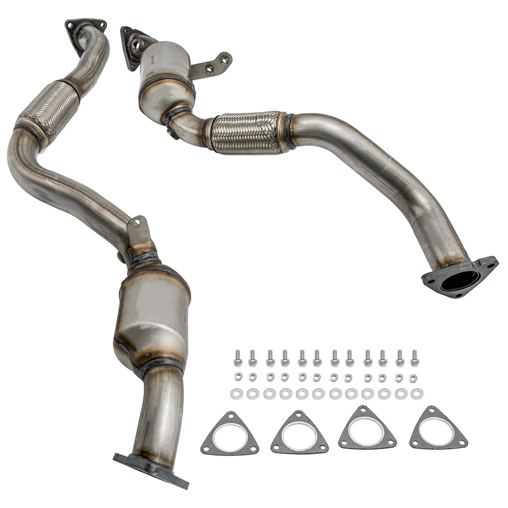 Flex pipe Catalytic Converters 2 PIECES PAIR For  Q7 3.6L 2007-2010