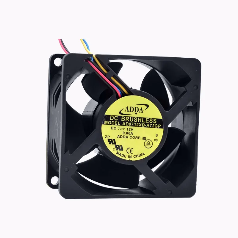 

NEW ORIGINAL AD0712XB-A72GP 12V 0.80A 7025 70x25mm COOLING FAN RADIATOR