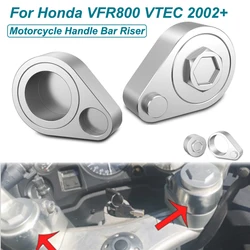 For Honda VFR800 VTEC 2002+ Billet Aluminum Handle Bar Risers Fits 43mm Forks Motorcycle Installation Accessories