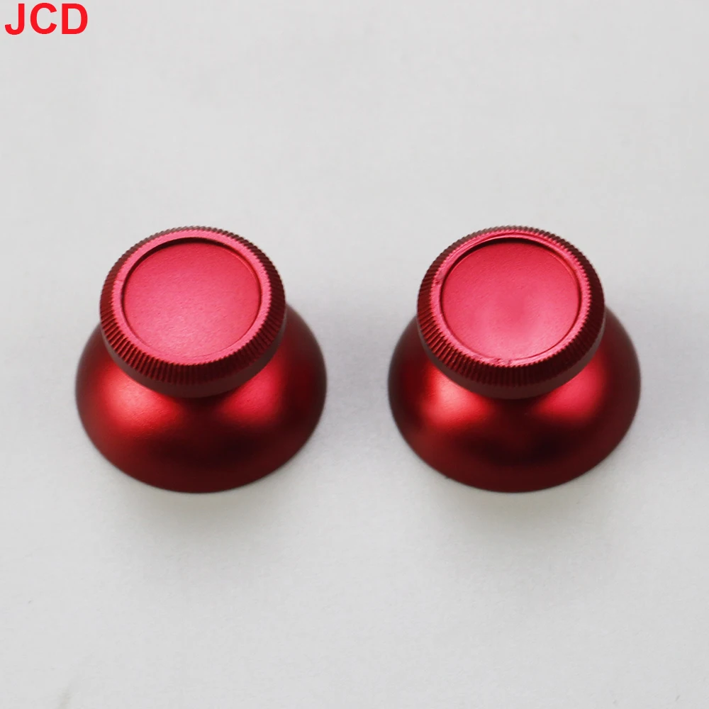 JCD 2pcs Metal Joystick Grip Cap Analog Thumb Stick Cover For PS4 Xbox One Gamepad Controller Thumbstick Replacement