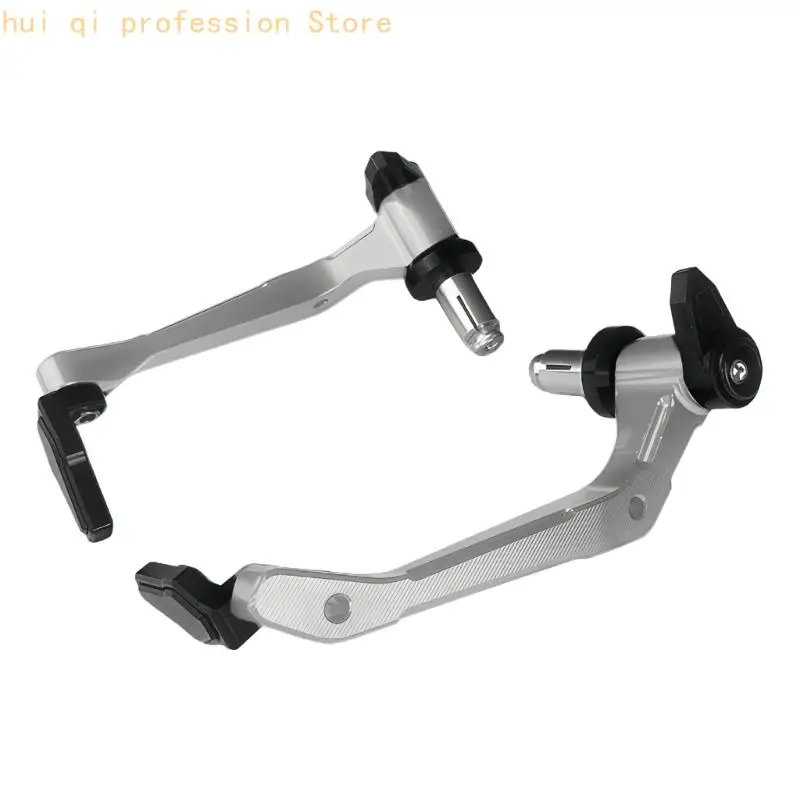 Brems- und Handsteuerungsbarrieren, Paar aus bearbeitetem Aluminium für Motorräder H8WE – Detail 4