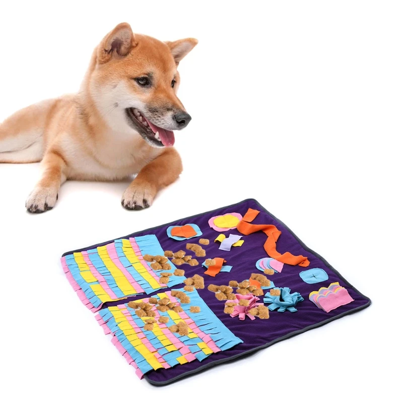 

Pet Dog Snuffle Mat Nose Smell Training Blanket Sniffing Pad Slow Feeding Bowl dropshipping