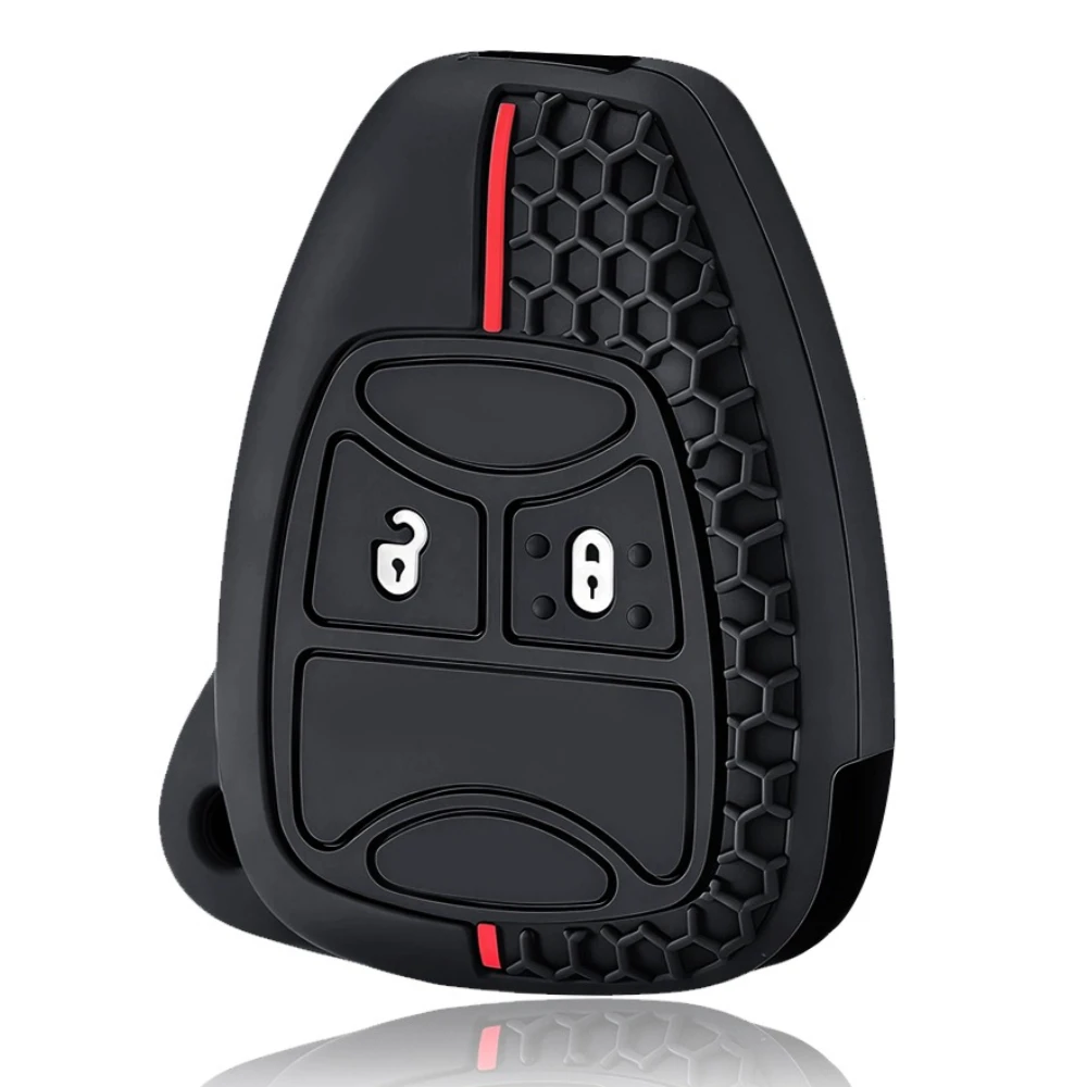 Funda para llave para Dodge Caliber Avenger, Chrysler Pacifica Voyager 300C PT Cruise, Jeep Patriot Compass Grand Cherokee R