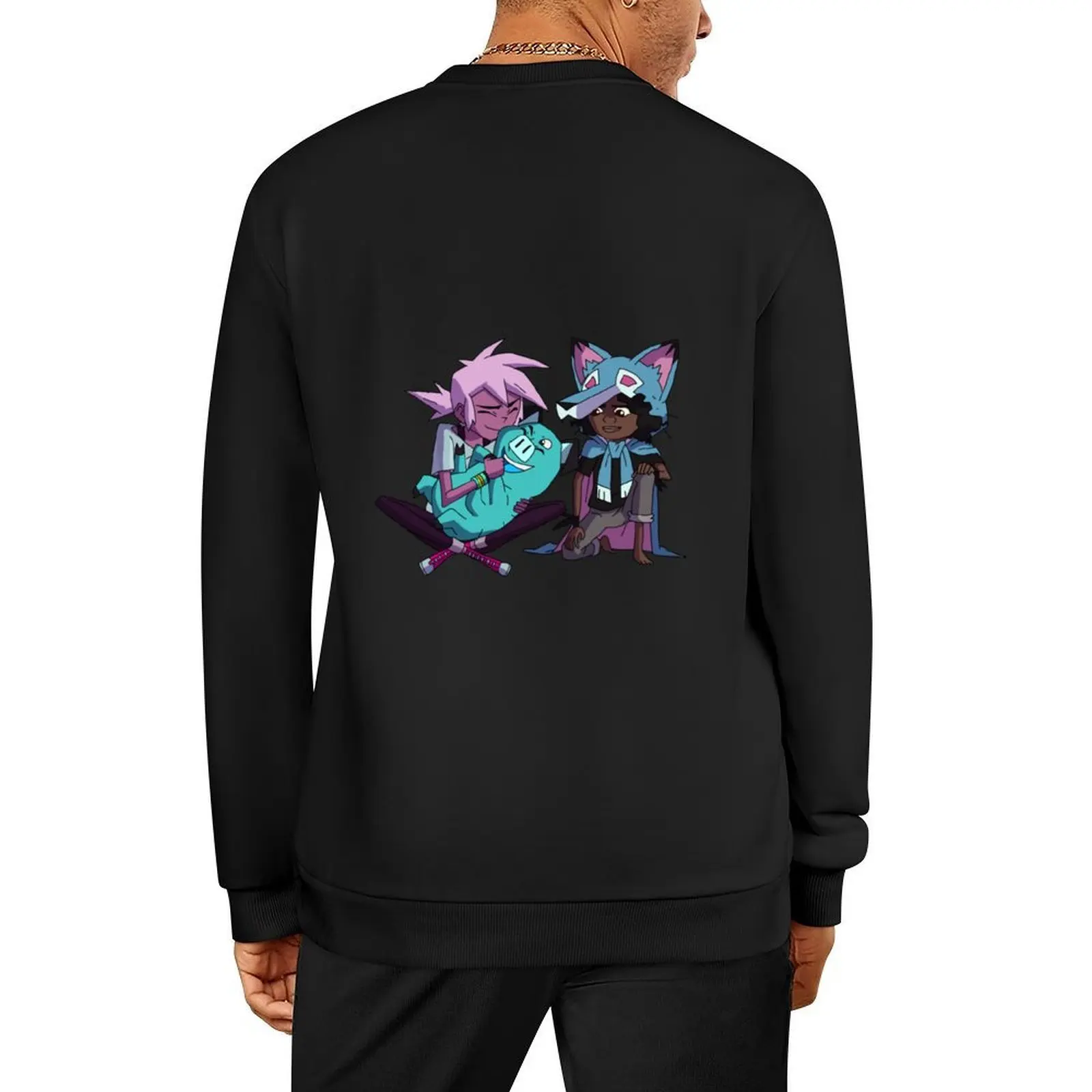 Kipo, Wolf _amp_ Mandu - Kipo y la era de Wonderbeasts Jersey ropa de estilo coreano ropa de hombre nuevas sudaderas con capucha y sudaderas