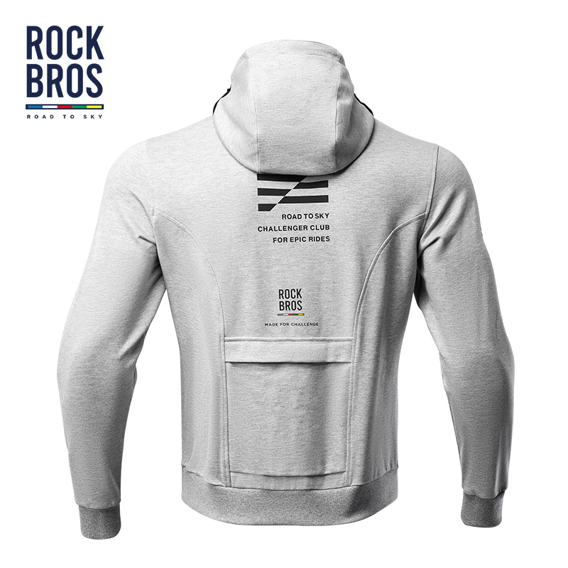 ROCKBROS ROAD TO SKY Cycling Sweater Fashion Hooded Sweatershirt Comfortable Hoodie Men Women Bike Sports Clothing Casual Outfit